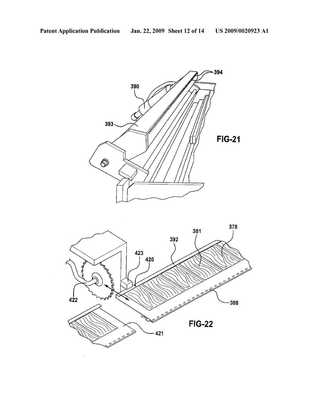 CONTINUOUS PRODUCTION OF PLASTIC SIDING PANELS WITH SEPARATE SHINGLE APPEARANCE - diagram, schematic, and image 13