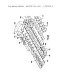 CONTINUOUS PRODUCTION OF PLASTIC SIDING PANELS WITH SEPARATE SHINGLE APPEARANCE diagram and image