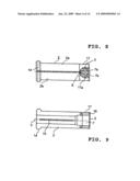 COMBINATION OF THE CHUCKING DEVICE AND A DRILL AND A CHUCKING DEVICE FOR A DRILL WITH CUTTING TIPS ON BOTH ENDS diagram and image