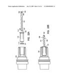 COMBINATION OF THE CHUCKING DEVICE AND A DRILL AND A CHUCKING DEVICE FOR A DRILL WITH CUTTING TIPS ON BOTH ENDS diagram and image