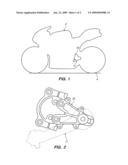 Adjustable attachment apparatus for a footpeg assembly diagram and image