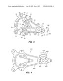 Adjustable attachment apparatus for a footpeg assembly diagram and image