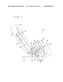 CHAIR-TYPE MASSAGE MACHINE diagram and image