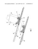 Sliding latching system diagram and image