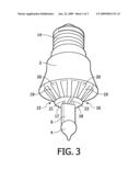  LAMP HAVING A BULB COMPRISING A BURNER AND A SHIELDING MEMBER diagram and image