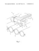 METHOD AND DEVICE FOR LONG-RANGE GUIDED-WAVE INSPECTION OF FIRE SIDE OF WATERWALL TUBES IN BOILERS diagram and image