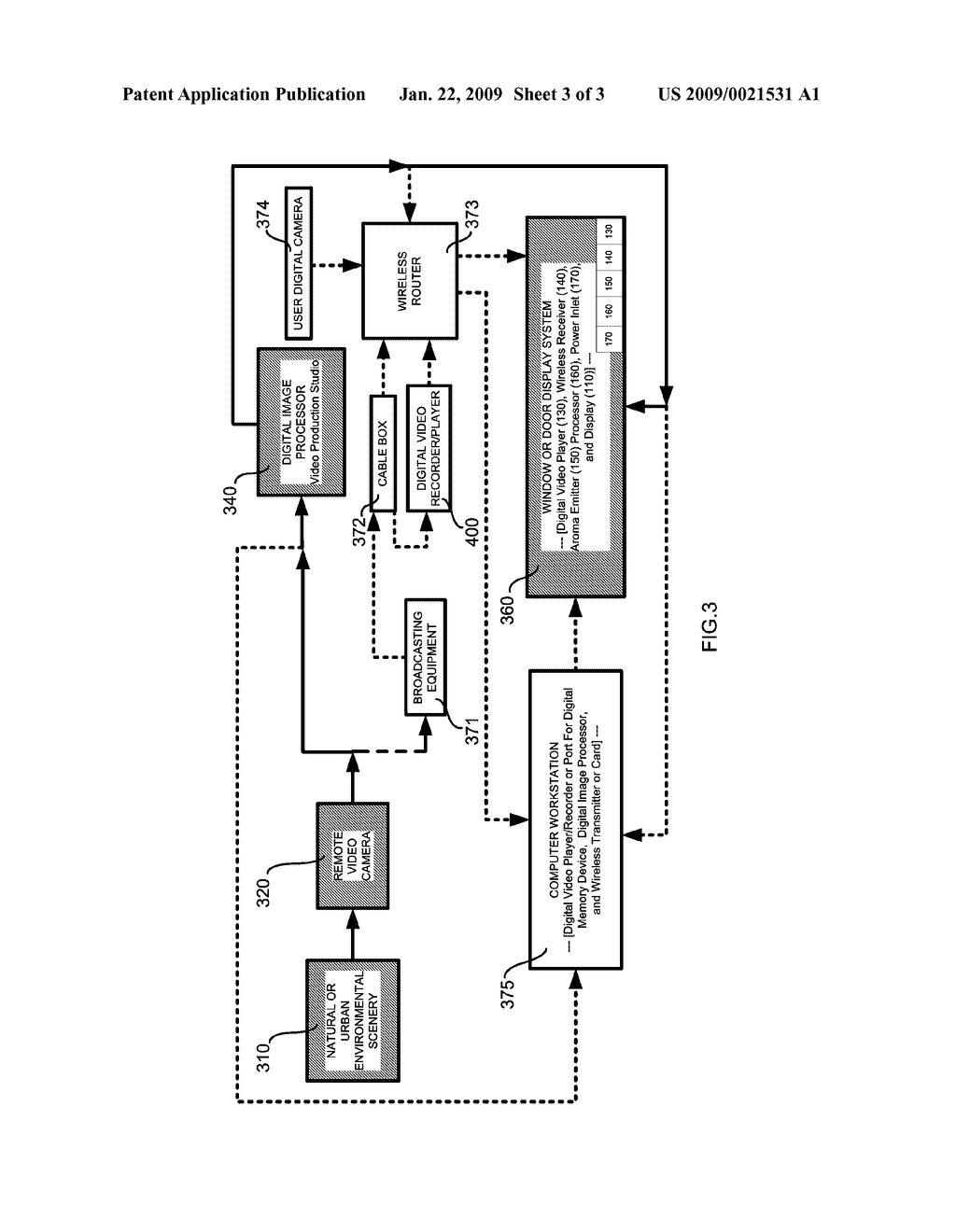 Window or door showing remote scenery in real-life motion - diagram, schematic, and image 04