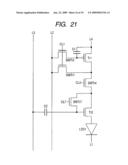 DRIVING CIRCUIT OF DISPLAY ELEMENT AND IMAGE DISPLAY APPARATUS diagram and image