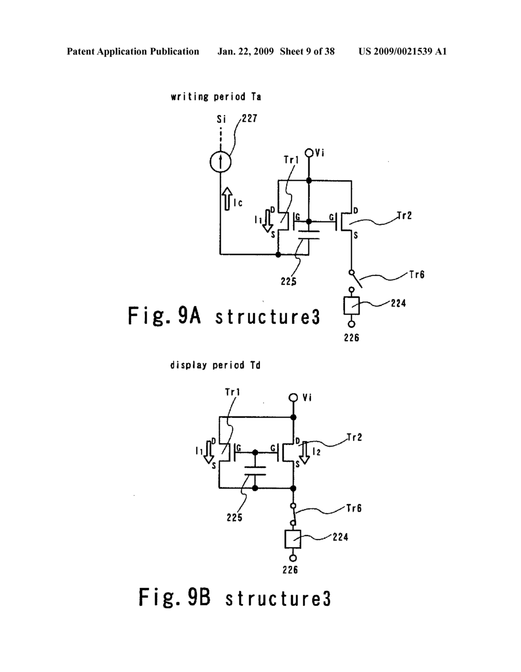 Light Emitting Device, Method of Driving a Light Emitting Device, Element Substrate, and Electronic Equipment - diagram, schematic, and image 10