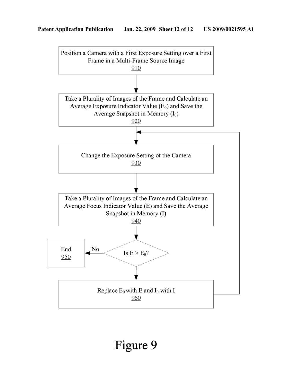 Low Memory Auto-Focus and Exposure System for Large Multi-Frame Image Acquisition - diagram, schematic, and image 13