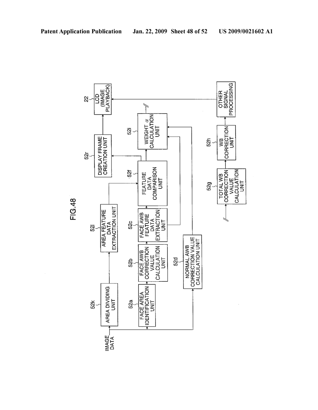 AUTO WHITE BALANCE CORRECTION VALUE CALCULATION DEVICE, METHOD, PROGRAM, AND IMAGE PICKUP DEVICE - diagram, schematic, and image 49