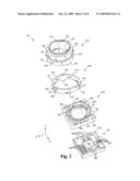 Camera module back-focal length adjustment method and ultra compact components packaging diagram and image