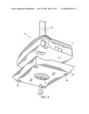 Theft resistant video projector and mount diagram and image