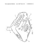 Theft resistant video projector and mount diagram and image