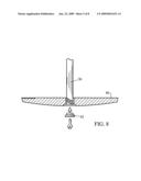 Theft resistant video projector and mount diagram and image