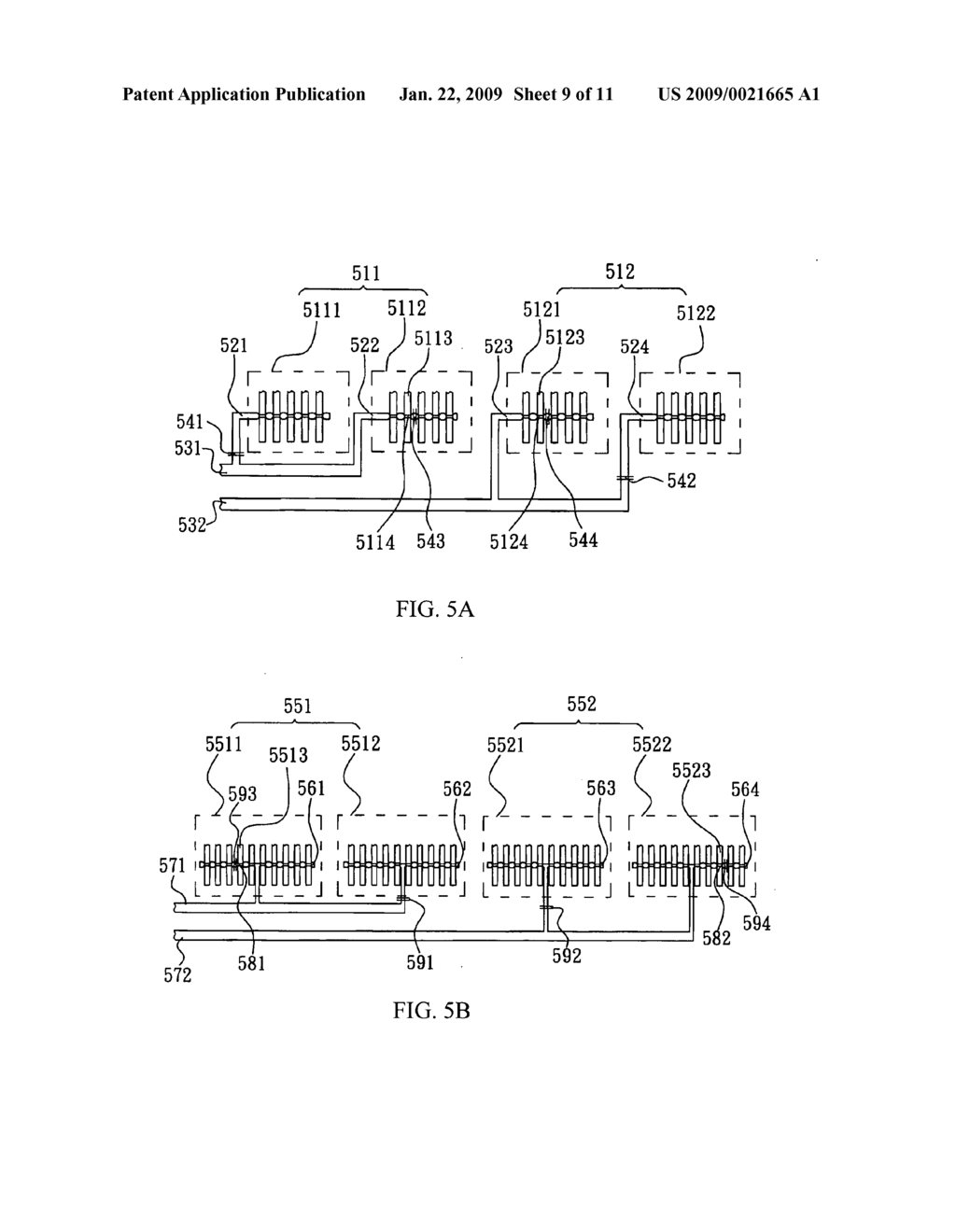 Active array substrate for flat panel display - diagram, schematic, and image 10