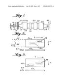 Time-delay integration in detection of labeled beads diagram and image