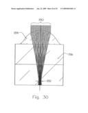 Micro-Optic Security And Image Presentation System Presenting A Synthetically Magnified Image That Appears To Transform Into Another Image diagram and image