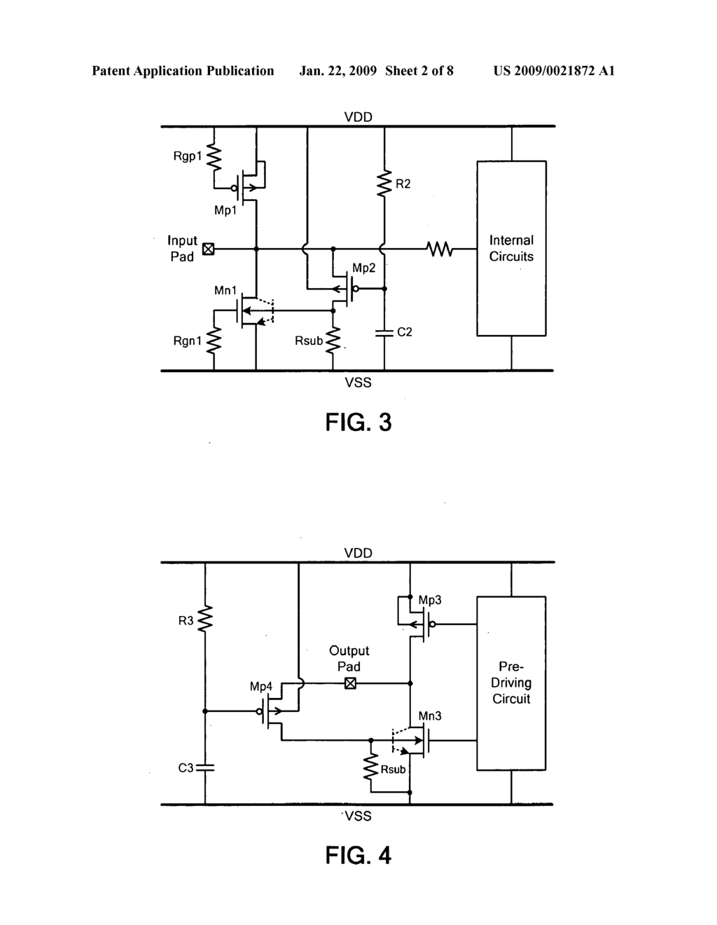 ESD protection circuit with active triggering - diagram, schematic, and image 03