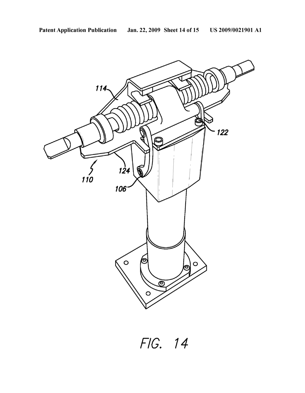 Adjustable Support Mechanism For a Flat-Panel Display - diagram, schematic, and image 15