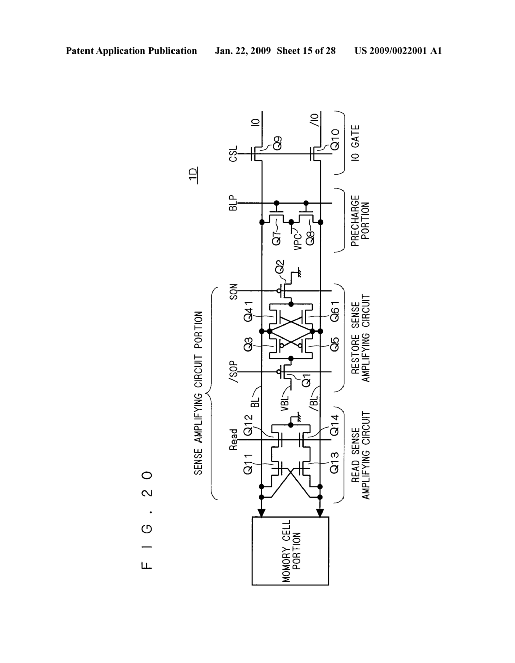 SEMICONDUCTOR MEMORY DEVICE - diagram, schematic, and image 16