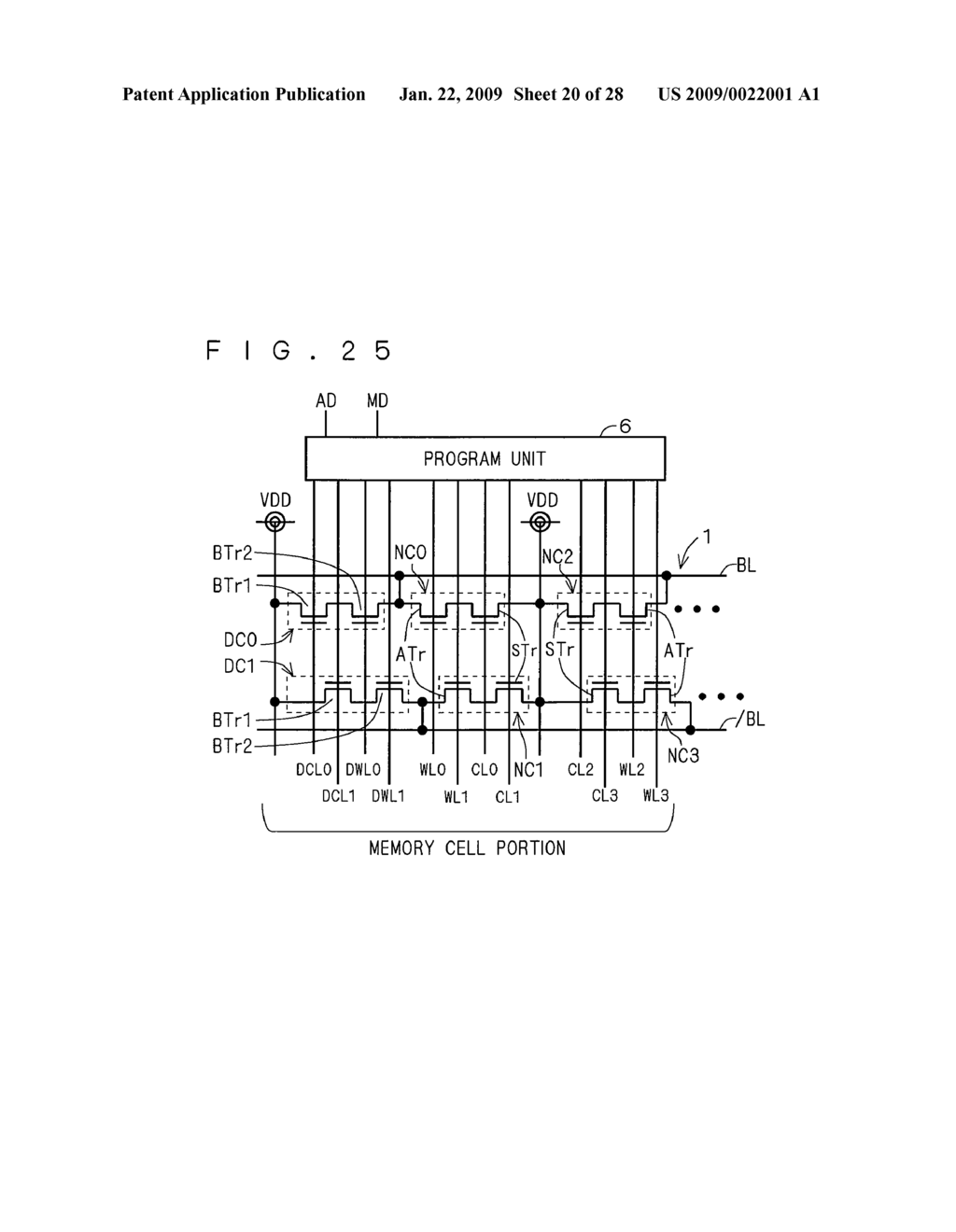 SEMICONDUCTOR MEMORY DEVICE - diagram, schematic, and image 21