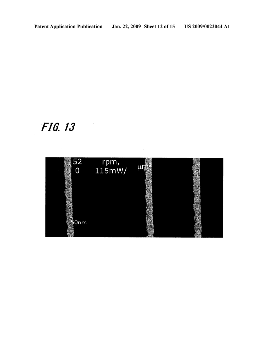 OPTICAL INFORMATION RECORDING MEDIUM AND METHOD OF MARKING BCA (BURST CUTTING AREA) INTO THE SAME - diagram, schematic, and image 13