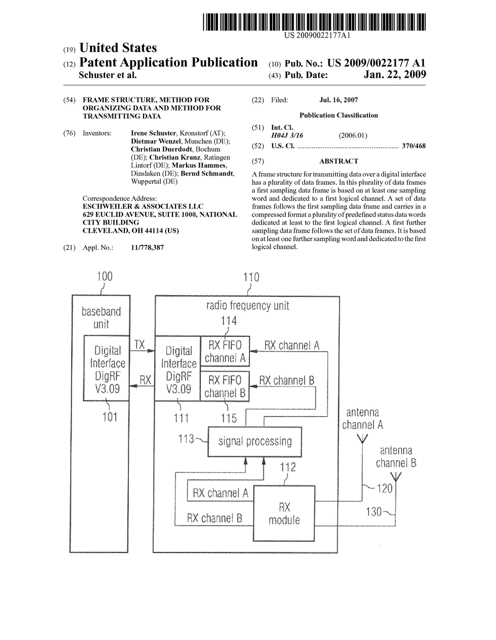 FRAME STRUCTURE, METHOD FOR ORGANIZING DATA AND METHOD FOR TRANSMITTING DATA - diagram, schematic, and image 01