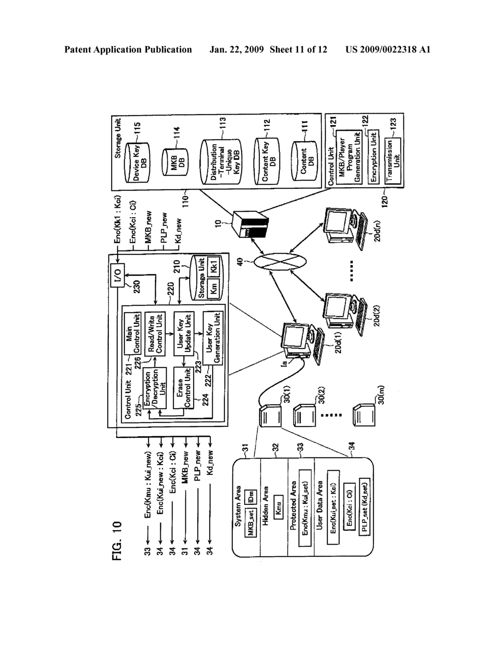 CONTENT DATA DISTRIBUTION TERMINAL AND CONTENT DATA DISTRIBUTION SYSTEM - diagram, schematic, and image 12