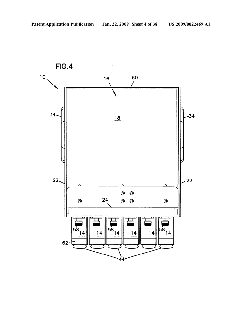 Fiber optic adapter module - diagram, schematic, and image 05