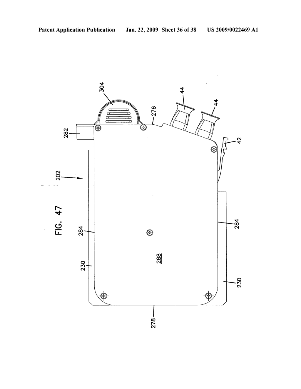 Fiber optic adapter module - diagram, schematic, and image 37