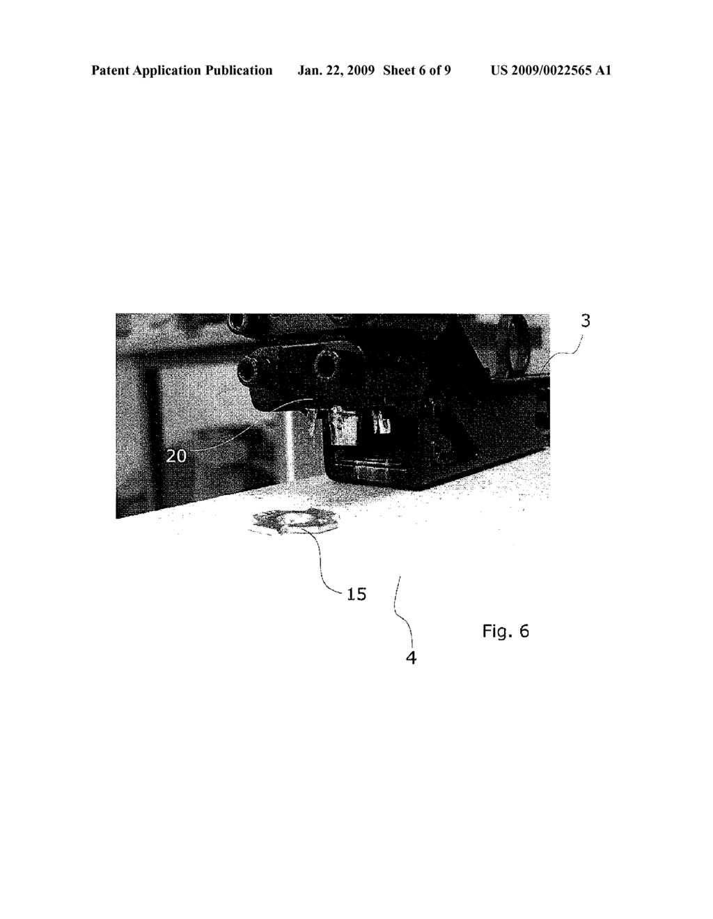 Method of Driving a T-Nut Into a Pre-Drilled Hole in a Work Piece, an Apparatus For Carrying Out the Method, a T-Nut Strip and a T-Nut - diagram, schematic, and image 07