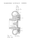 VARIABLE GEOMETRY TURBOCHARGER, VANE RING ASSEMBLY WITH RETAINING MEMBER diagram and image