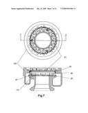 VARIABLE GEOMETRY TURBOCHARGER, VANE RING ASSEMBLY WITH RETAINING MEMBER diagram and image