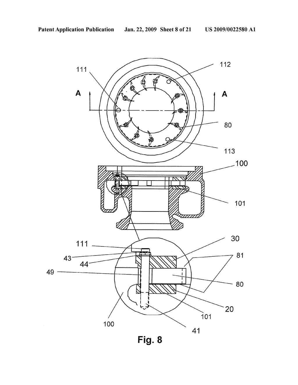 VARIABLE GEOMETRY TURBOCHARGER, VANE RING ASSEMBLY WITH RETAINING MEMBER - diagram, schematic, and image 09