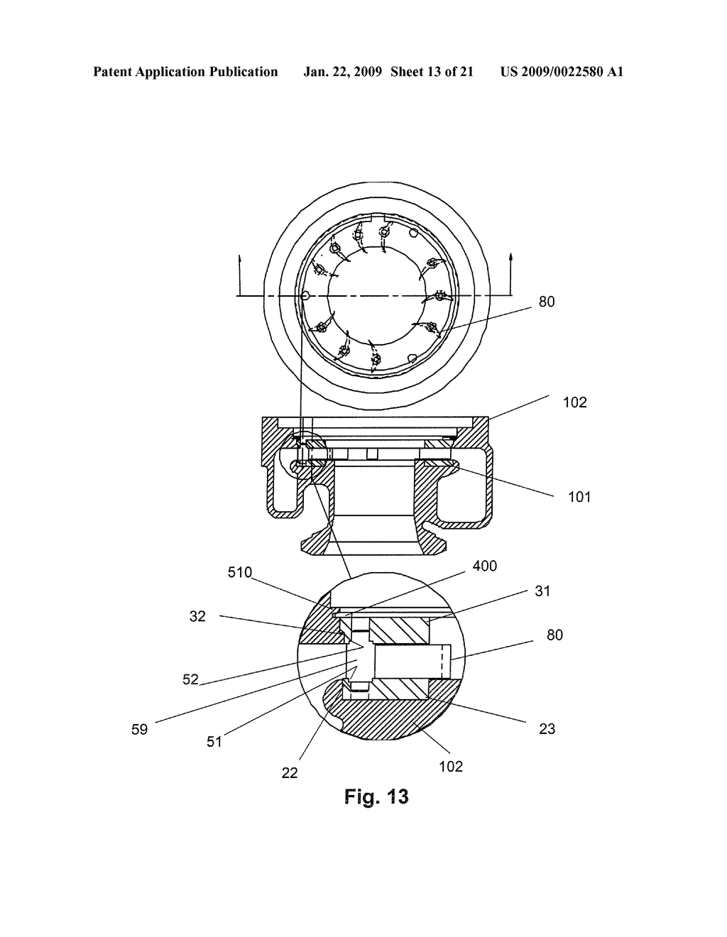 VARIABLE GEOMETRY TURBOCHARGER, VANE RING ASSEMBLY WITH RETAINING MEMBER - diagram, schematic, and image 14