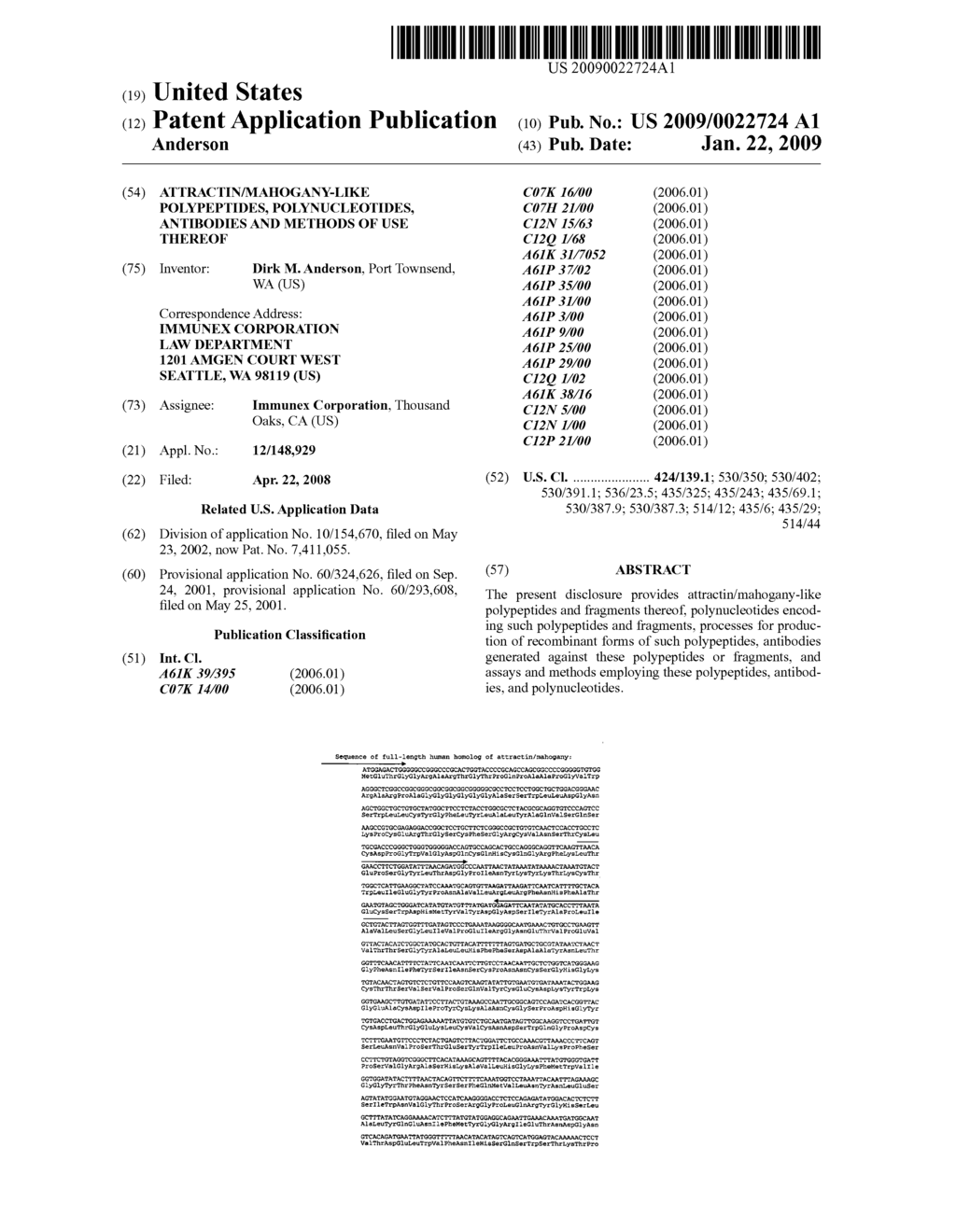 Attractin/mahogany-like polypeptides, polynucleotides, antibodies and methods of use thereof - diagram, schematic, and image 01