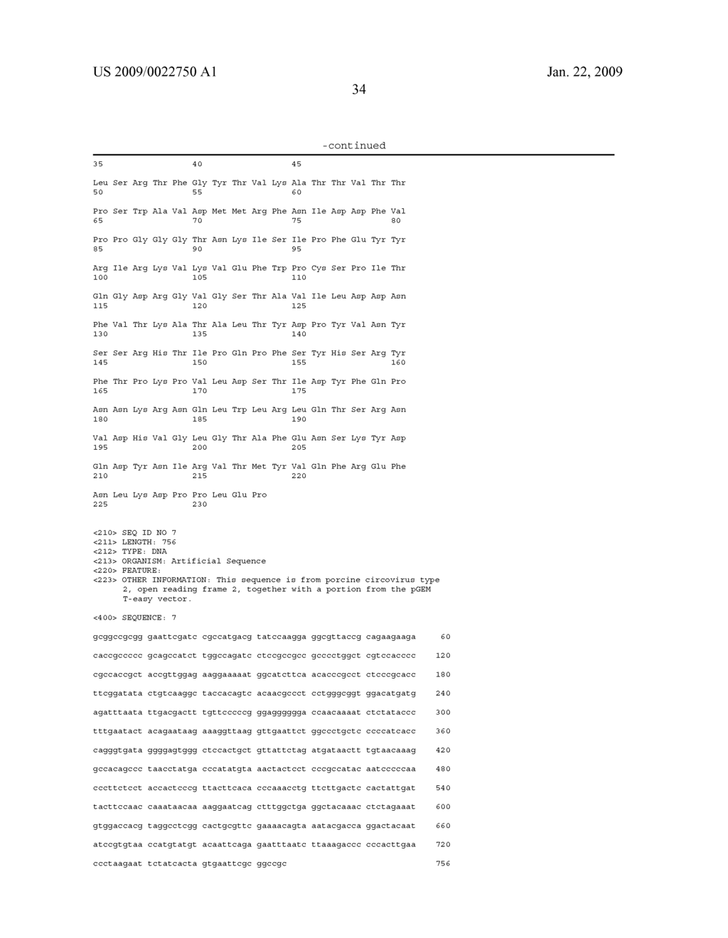 PCV2 IMMUNOGENIC COMPOSITIONS AND METHODS OF PRODUCING SUCH COMPOSITIONS - diagram, schematic, and image 39