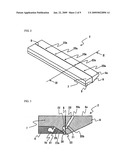 SLOT NOZZLE ASSEMBLY, SLOT COATING GUN, SHIM PLATE, AND METHOD OF EXTRUDING A FOAMABLE MELTED MATERIAL IN A WIDE BAND diagram and image