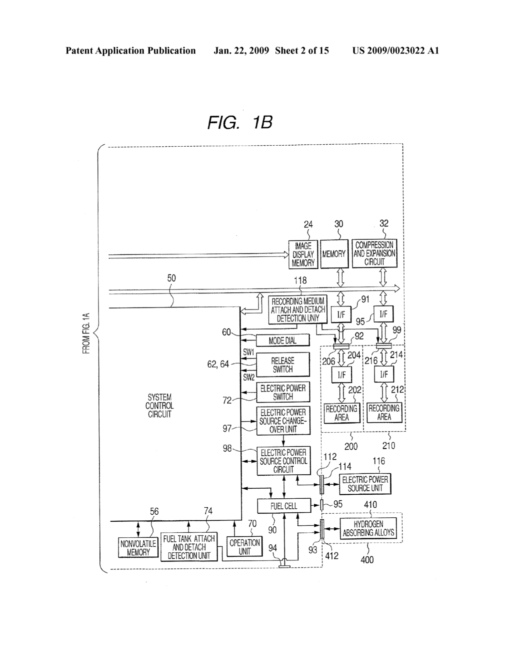 ELECTRONIC APPARATUS, CONTROL METHOD AND PROGRAM THEREOF, AND BATTERY FOR OPERATING ELECTRONIC APPARATUS - diagram, schematic, and image 03