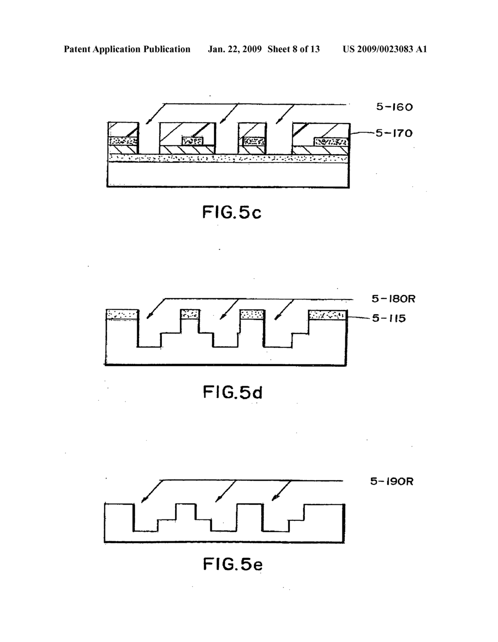 Method for fabricating dual damascene structures using photo-imprint lithography, methods for fabricating imprint lithography molds for dual damascene structures, Materials for imprintable dielectrics and equipment for photo-imprint lithography used in dual damascene patterning - diagram, schematic, and image 09