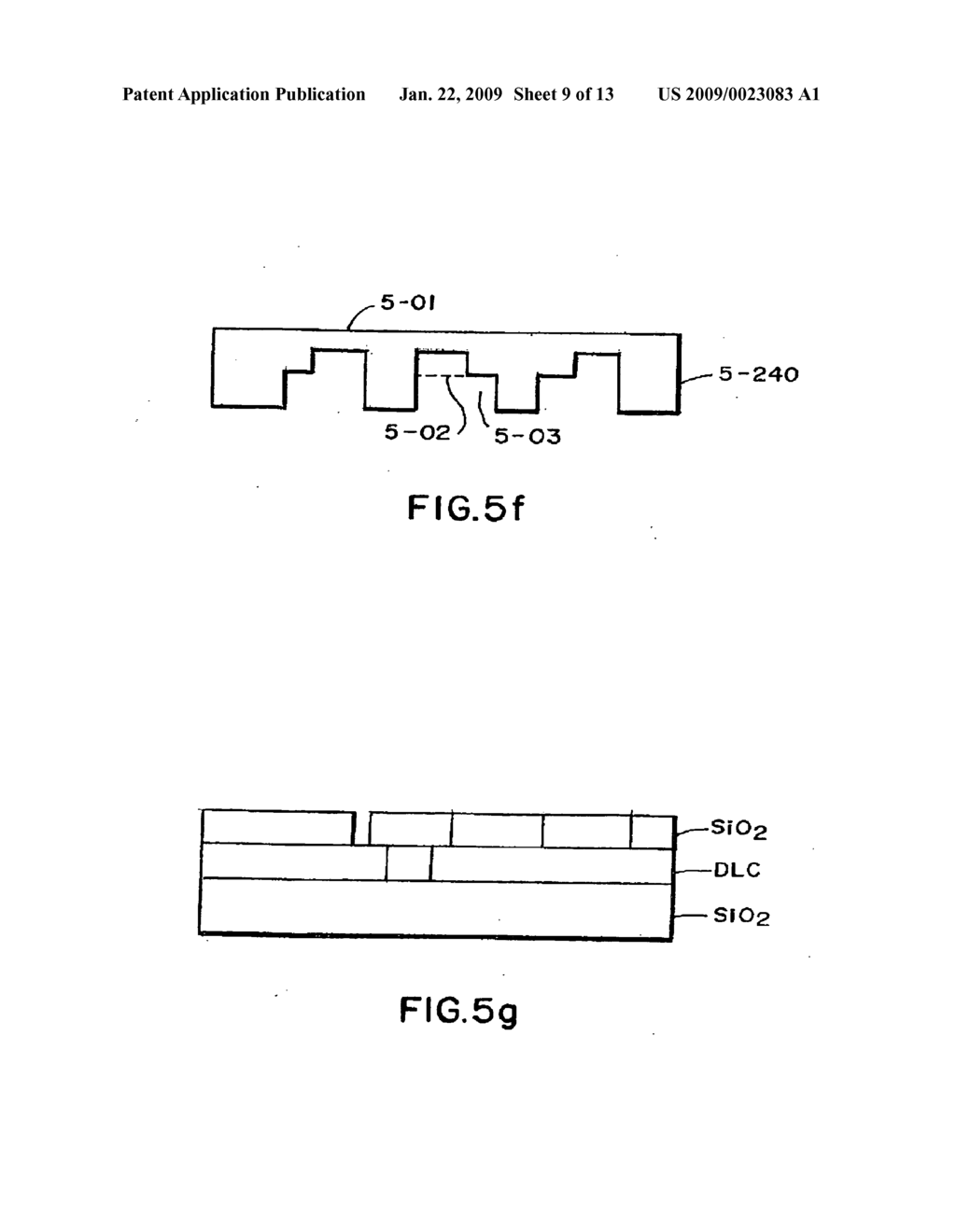 Method for fabricating dual damascene structures using photo-imprint lithography, methods for fabricating imprint lithography molds for dual damascene structures, Materials for imprintable dielectrics and equipment for photo-imprint lithography used in dual damascene patterning - diagram, schematic, and image 10