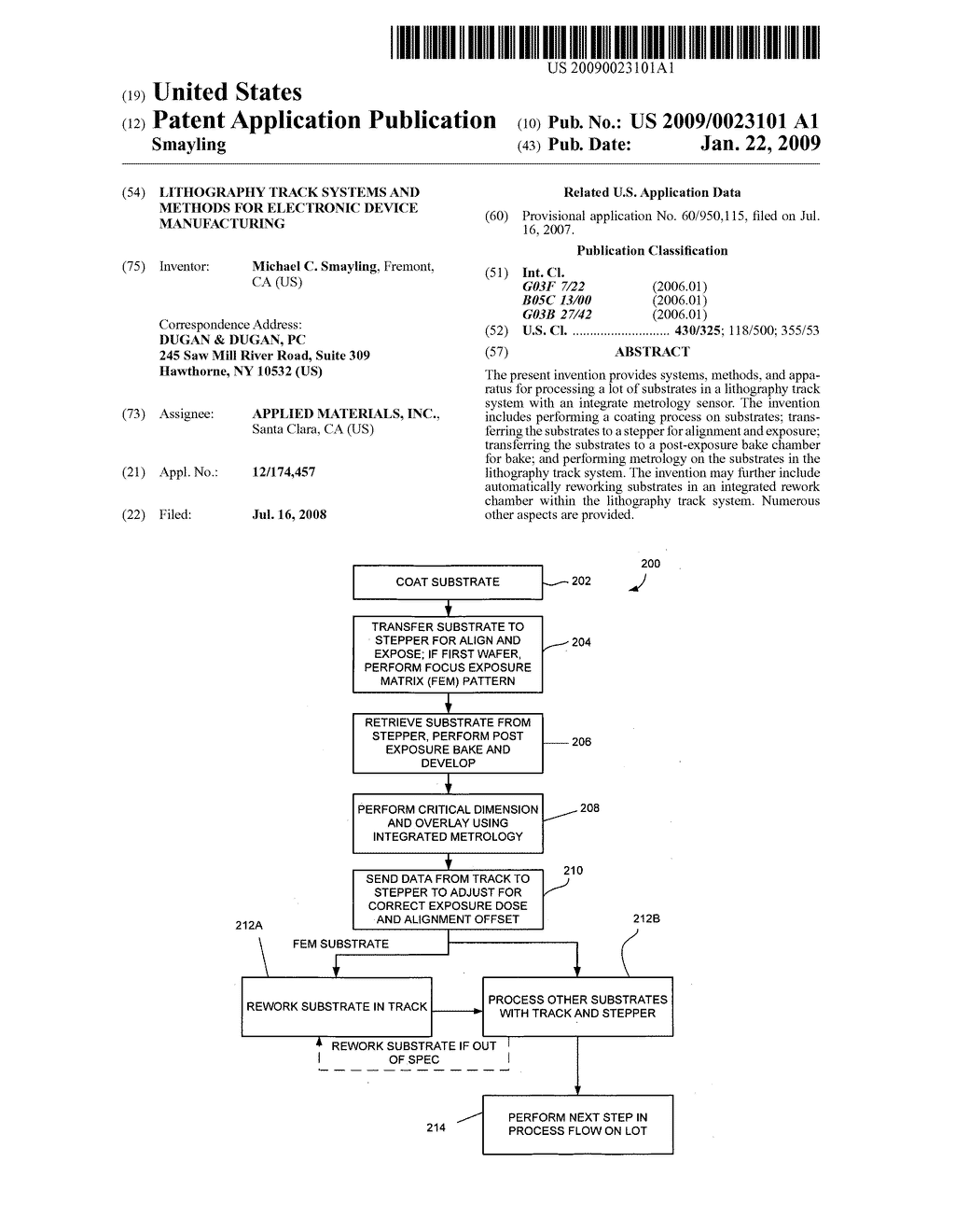 LITHOGRAPHY TRACK SYSTEMS AND METHODS FOR ELECTRONIC DEVICE MANUFACTURING - diagram, schematic, and image 01