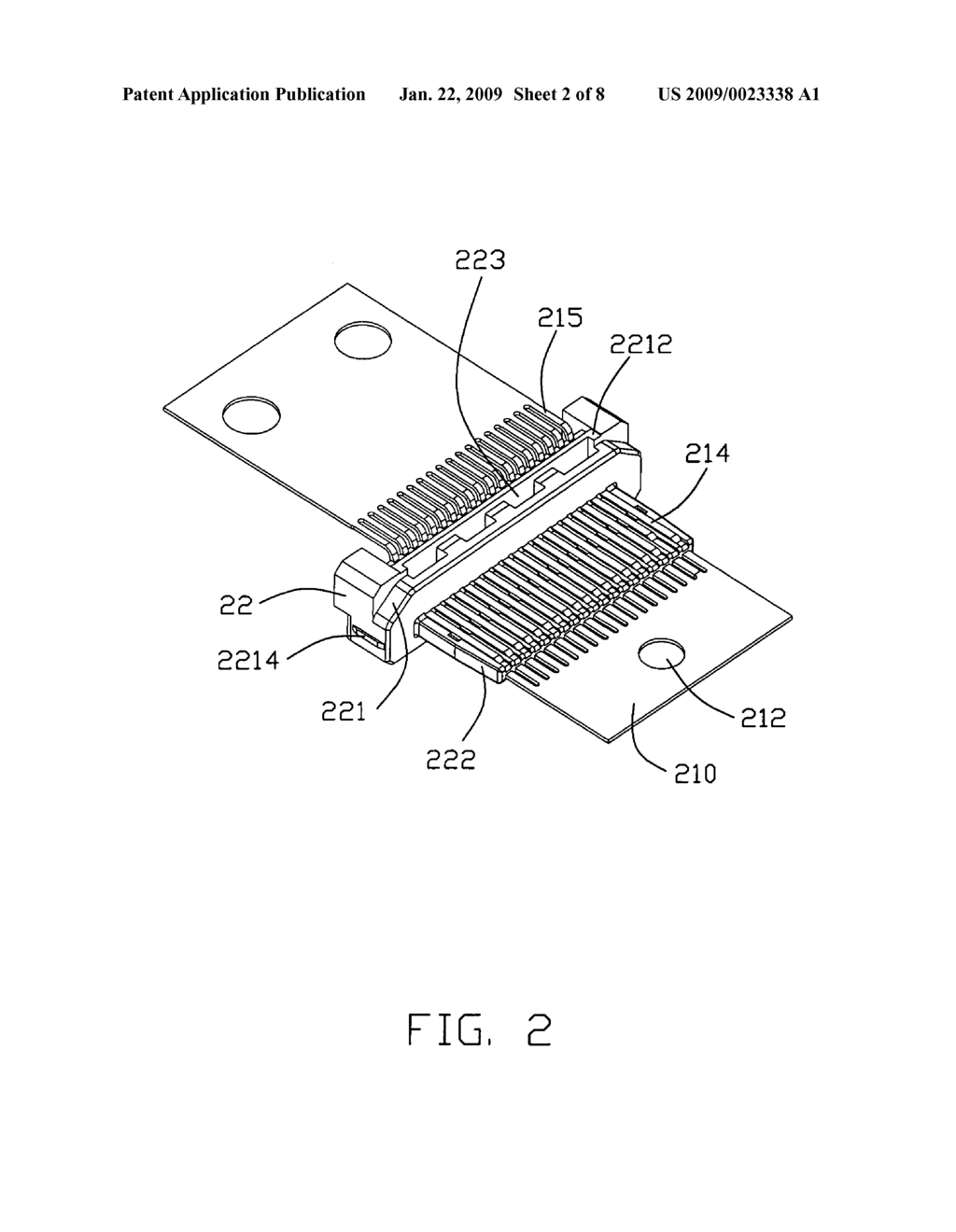 Electrical connector and method of making the same - diagram, schematic, and image 03