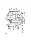 Air passage opening and closing device diagram and image