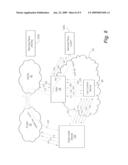 SYSTEM AND METHOD FOR HANDOFF OF SESSION FROM VOIP INTERFACE TO CELLULAR INTERFACE OF DUAL-MODE DEVICE diagram and image