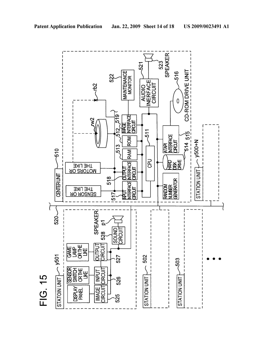 Multi-station game machine - diagram, schematic, and image 15