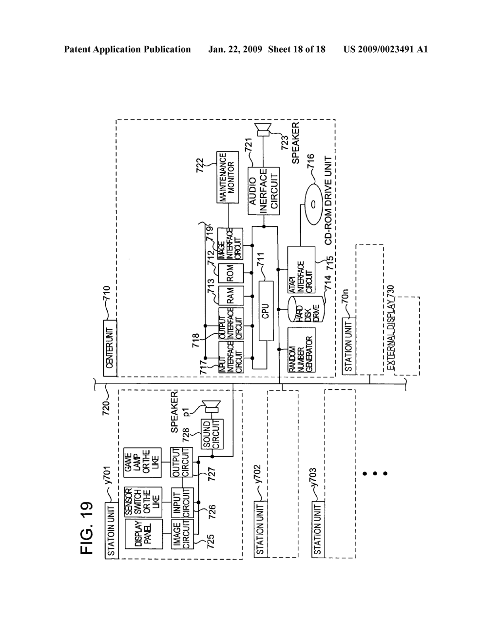 Multi-station game machine - diagram, schematic, and image 19