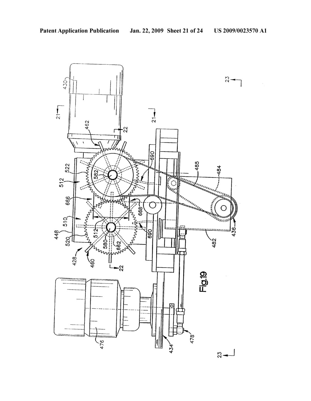 DUNNAGE CONVERSION MACHINE WITH TRANSLATING GRIPPERS, AND METHOD AND PRODUCT - diagram, schematic, and image 22