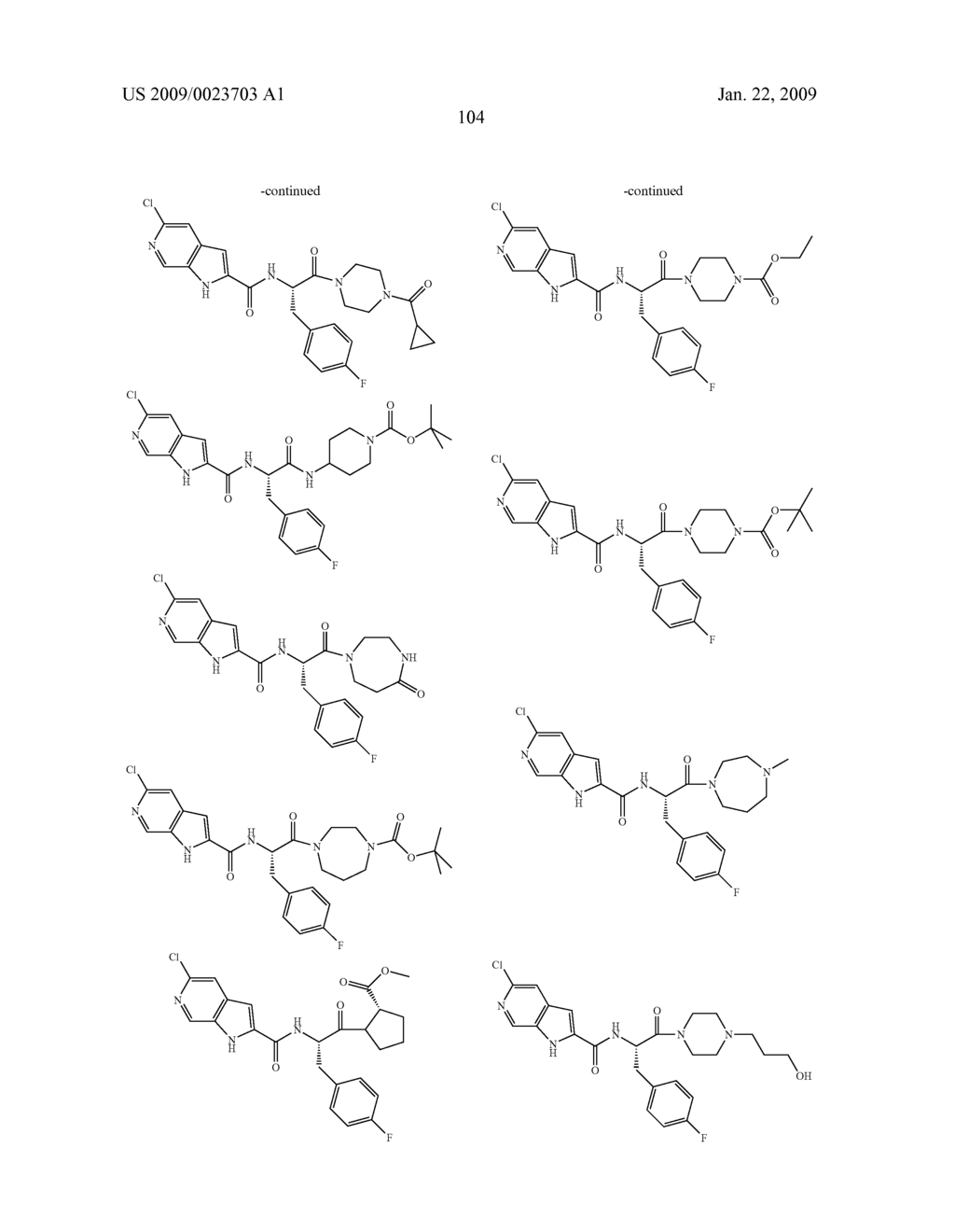 Pyrrolopyridine-2-carboxylic acid amide inhibitors of glycogen phosphorylase - diagram, schematic, and image 105